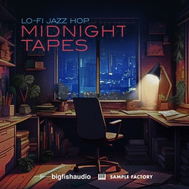 BIG FISH AUDIO MIDNIGHT TAPES - LO-FI JAZZ HOP(オンライン納品)(2時間以内に納品)