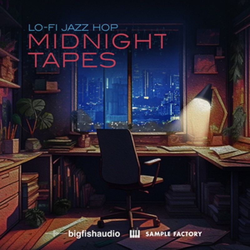 BIG FISH AUDIO MIDNIGHT TAPES - LO-FI JAZZ HOP(オンライン納品)(2時間以内に納品)
