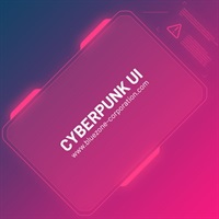 CYBERPUNK_UI(オンライン納品)(2時間以内に納品)
