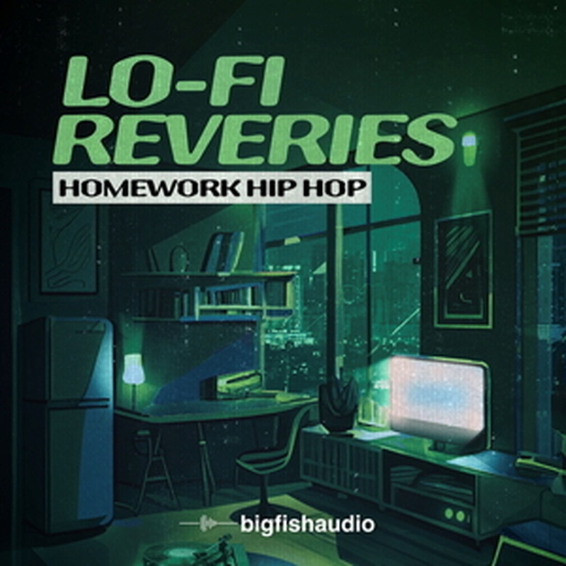 BIG FISH AUDIO LO-FI REVERIES - HOMEWORK HIP HOP(オンライン納品)(2時間以内に納品)