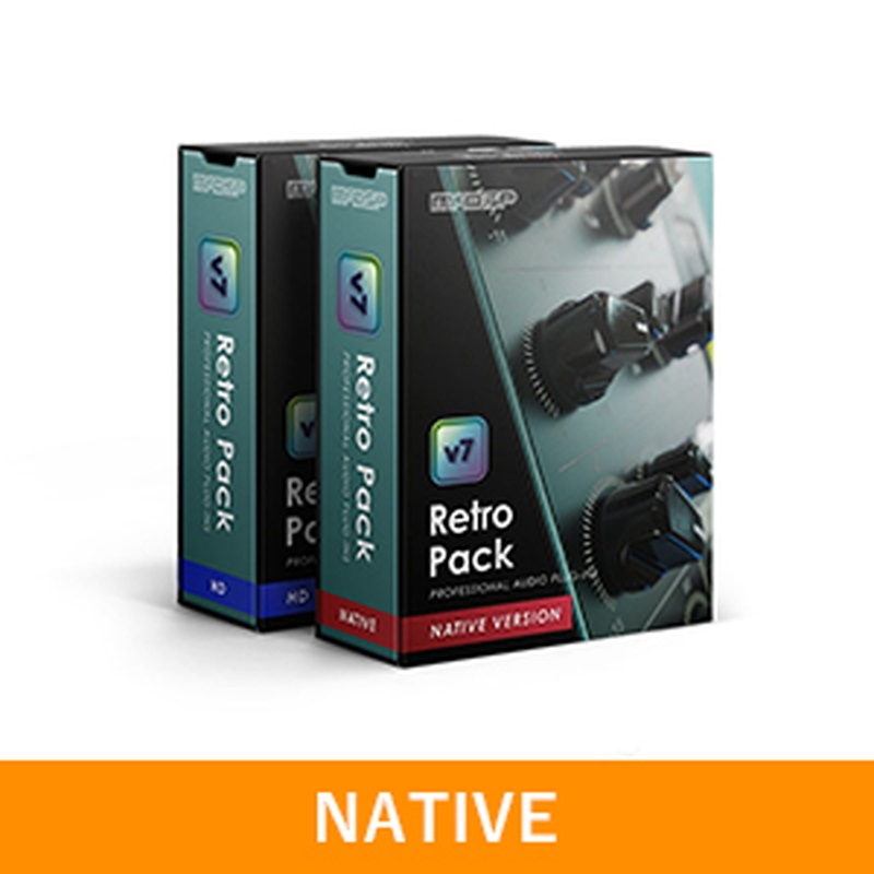 McDSP Retro Pack Native v7(オンライン納品)(2時間以内に納品)