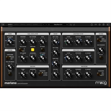 moog 【ムーグSummer Sale 2026！】mariana (Bass Synthesizer)(オンライン納品)(2時間以内に納品)
