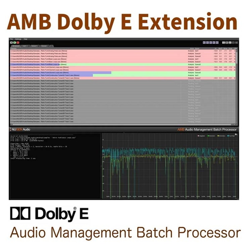 Nugen Audio AMB Dolby E Extension(オンライン納品)(2時間以内に納品)