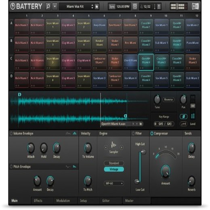Native Instruments Battery 4 Update(オンライン納品)(2時間以内に納品)