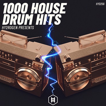 HY2ROGEN 1000 HOUSE DRUM HITS(オンライン納品)(2時間以内に納品)