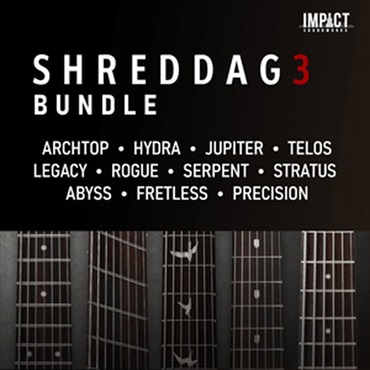 IMPACT SOUNDWORKS 【インパクトサウンドワークスサマーセール！対象製品が最大62%OFF！】SHREDDAGE 3 BUNDLE(オンライン納品)(2時間以内に納品)