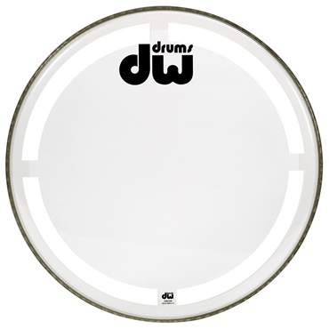dw DRDHCC18K [Single Ply Coated Clear Bass Drum Head 18]【お取り寄せ品】