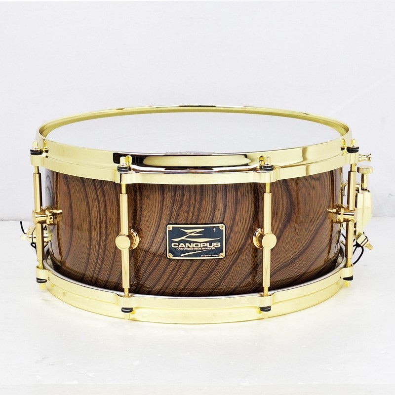 HS-1465-BR [Zelkova Snare Drum 14×6.5/Gold Hardware]【Aerial Case（エアリアルケース）付属】の商品画像