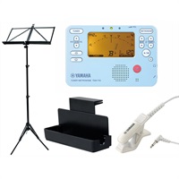 YAMAHA TDM-710BLM マイク付き チューナー&メトロノーム 3点セット（TDM-710BLM [TDM-710BL&TM-40IV]/MS-RKDX/VIVACE MS-500） 【セットがお買い得!!】