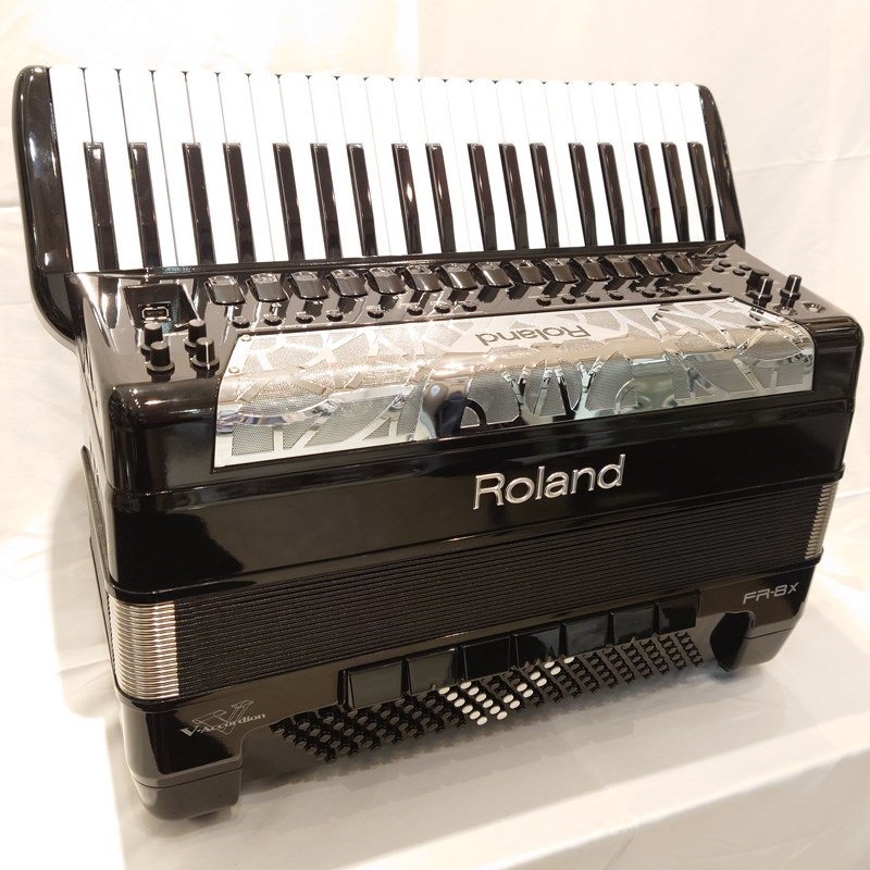 Roland 【夏のボーナスセール】ローランド FR-8X BK ブラック Vアコーディオン （1台限定・展示クリアランス超特価！）ピアノ式 41鍵盤 大型