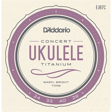 D’Addario 【特価】【創業50周年大決算SALE】EJ87C　Concert Ukulele [ウクレレ弦]  ダダリオ