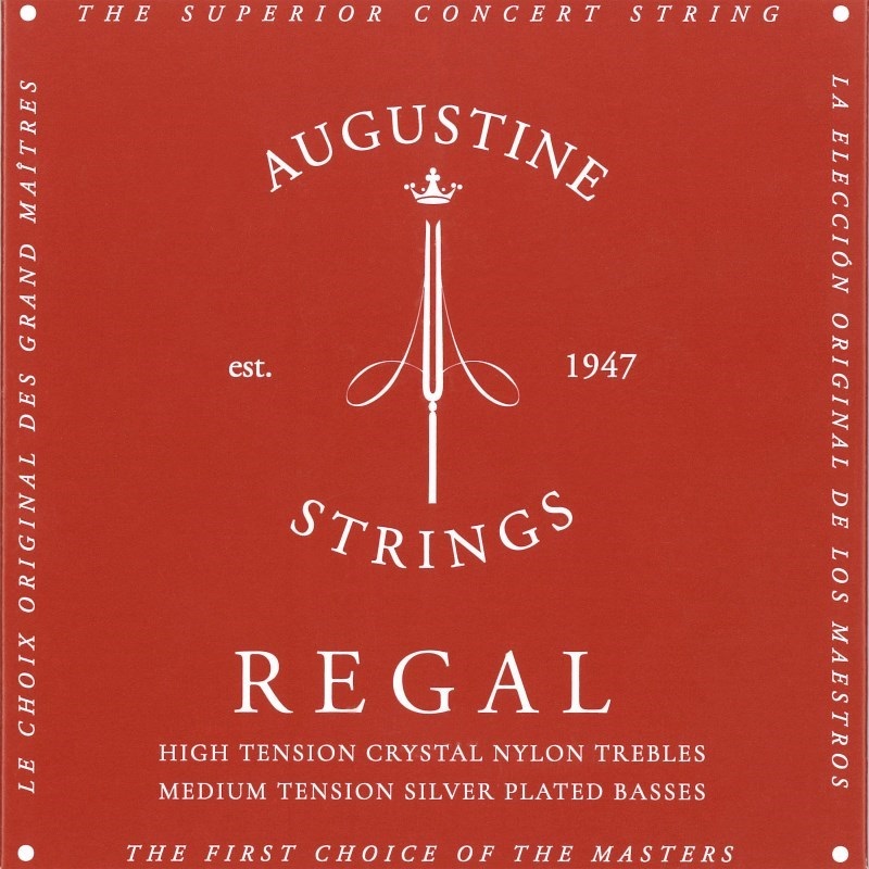 AUGUSTINE 【特価】【創業50周年大決算SALE】REGAL/RED SET MEDIUM TENSION オーガスティン