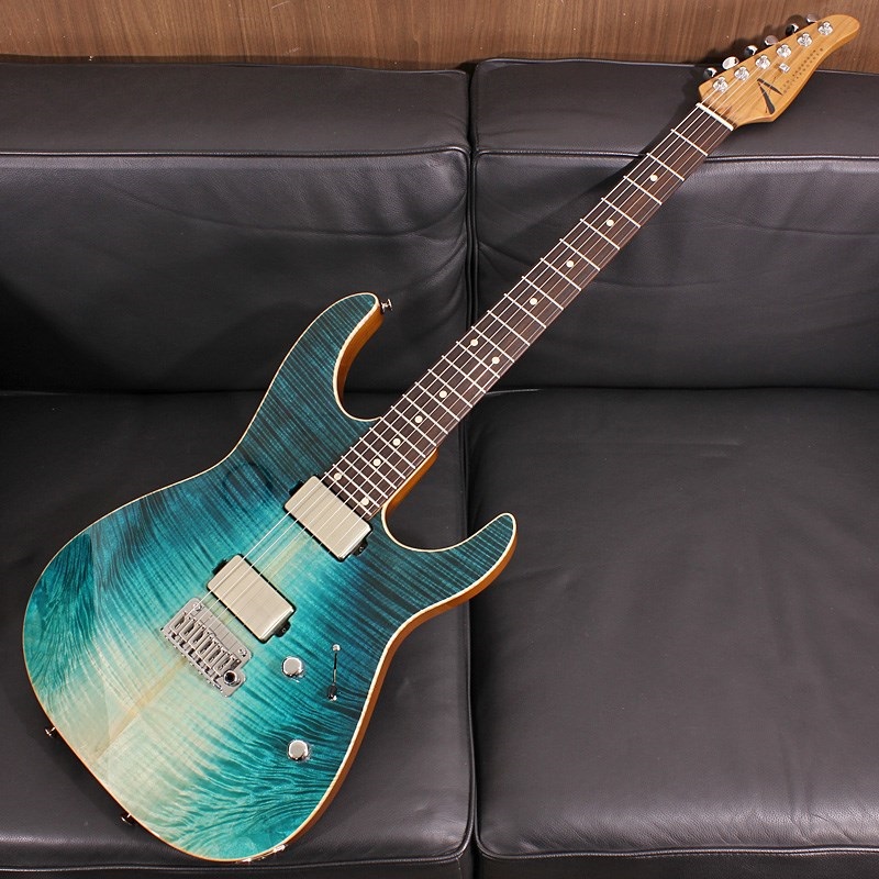 Angel Wild Flame Maple Top on Alder Teal WakeSurf with Binding SN. 02-27-25Pの商品画像