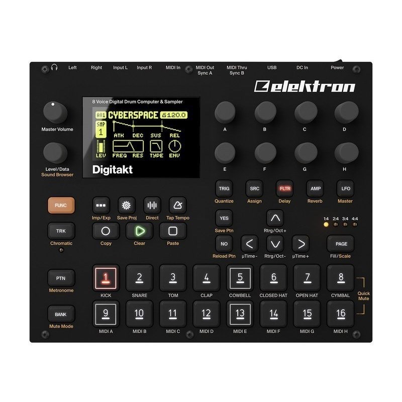 elektron 【創業50周年大決算SALE】Digitakt DDS-8 【未使用新品アウトレット特価品】【8ボイスドラムマシン＆サンプラー】（エレクトロン）