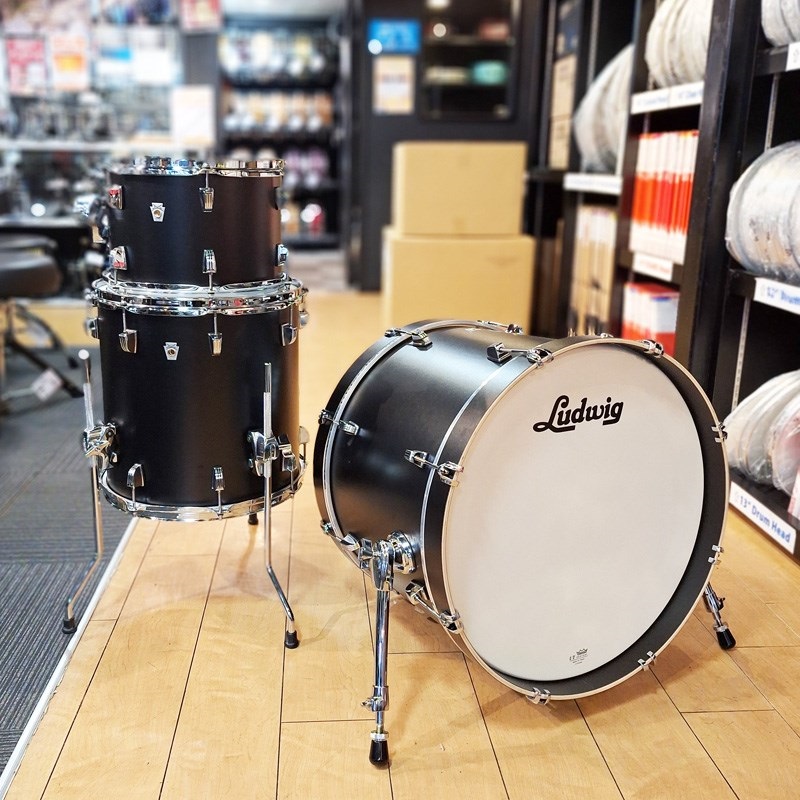Ludwig USED 中古 NeuSonic DOWNBEAT OUT FIT 3pc Kit [Black Velvet