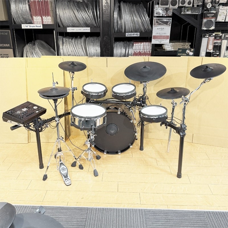 Roland USED 中古 TD-50K with KD-220& MDS-50K [シンバルパッド×1増設 