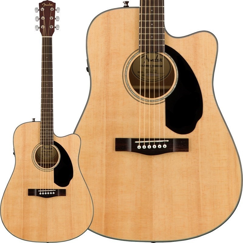 Fender Acoustics 【数量限定特価】【春得フェア】 Fender CD-60SCE Dreadnought (Natural) フェンダー