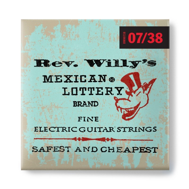 Dunlop (Jim Dunlop) BILLY GIBBONS CUSTOM REV WILLY'S GUITAR STRINGS 07-38 [RWN0738]