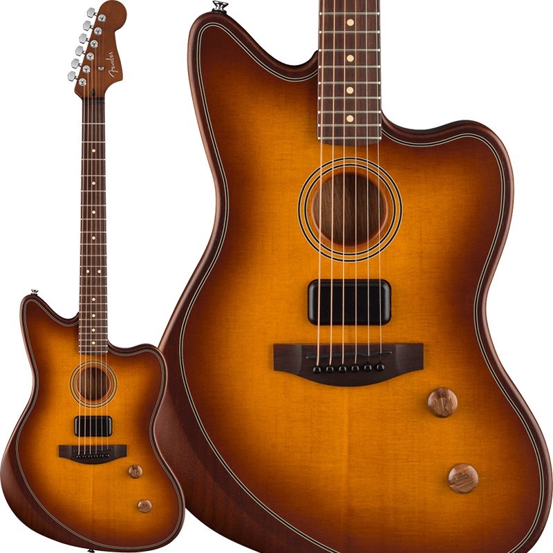 Fender Acoustics Acoustasonic Standard Jazzmaster (Honey Burst)【Fender The Spring Summer 2025 Campaign】