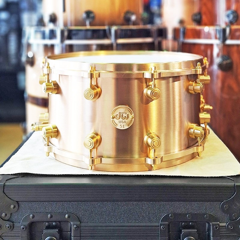 MFG True-Cast Snare Drum 14×7 [Sand-Cast，Machined Bell Bronze Shell and Hardware/No.051 of 100/専用ハードケース付属/DRVZ0714STZ]の商品画像