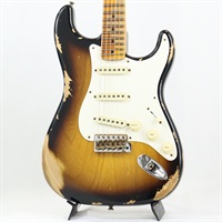 2024 Collection Time Machine 1957 Stratocaster Heavy Relic (Faded/Aged 2-Color Sunburst) [SN.CZ577489] 【特価】