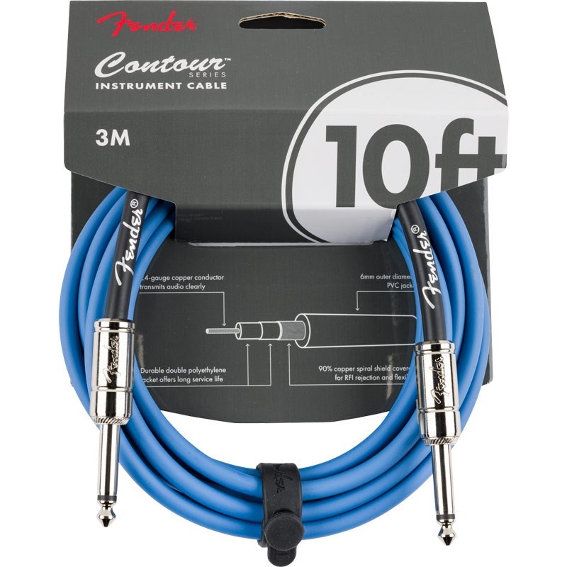 CONTOUR SERIES INSTRUMENT CABLE (10feet/LAKE PLACID BLUE)(#0990571102)の商品画像