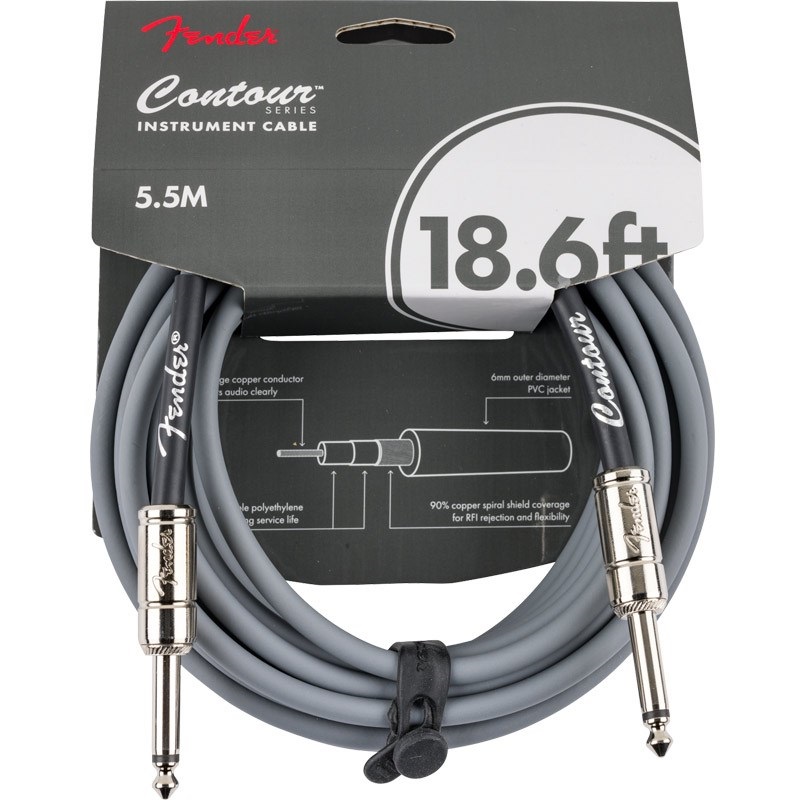 Fender USA CONTOUR SERIES INSTRUMENT CABLE (18.6feet/INCA