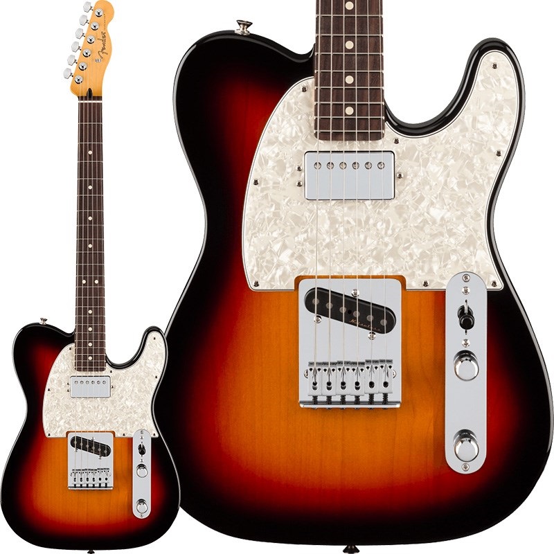 Fender MEX Player II Modified Telecaster SH (3 Tone Sunburst/Rosewood)