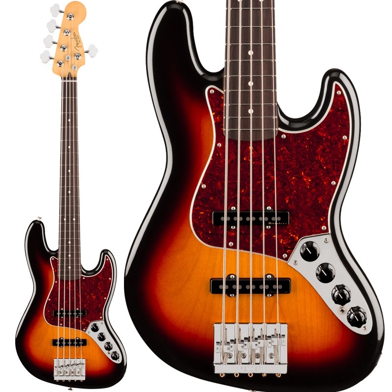 Fender MEX 【入荷待ち、ご予約受付中】 Player II Modified Active Jazz Bass V (3 Tone Sunburst) Fender MEX (新品)