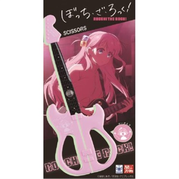 Seki Sound BR-28GH ギター型ハサミ 後藤ひとりモデル (ピンク