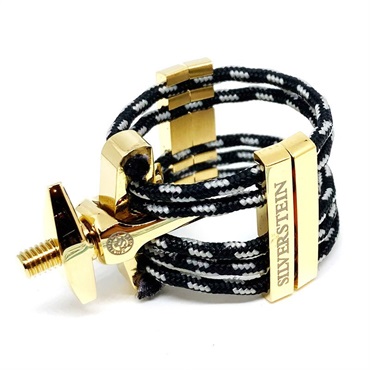 Silverstein 【旧品番処分特価!!】「Q01A(第3世代)」ソプラノサックス用リガチャー クライオ4 ゴールド