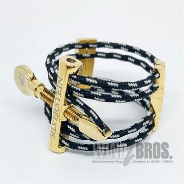 Silverstein 【旧品番処分特価!!】「Q11T(第3世代)」バリトンサックス用リガチャー クライオ4T ゴールド