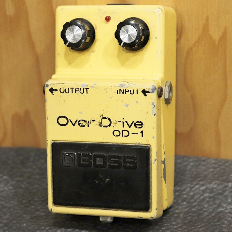 BOSS VINTAGE OD-1 Over Drive Long Dash Silver Screw '79