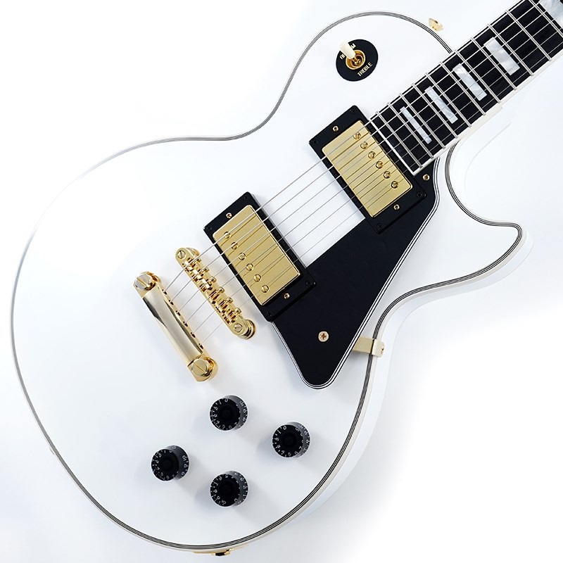 Epiphone Inspired by Gibson Custom Shop Les Paul Custom (Alpine White)【特価】