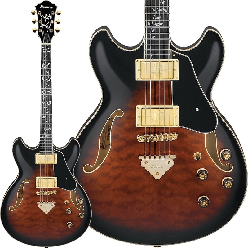 Ibanez Artcore Expressionist AS93QMSP-DBS (Dark Brown Sunburst) [SPOT MODEL]