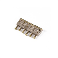 Machined Tremolo Saddles (6) (for all US made)(Nickel)