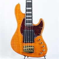 Jabba Custom 5 1Pcs 5A Flame Maple Top w/Tortoise PG (Trans Orange Gloss)