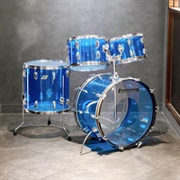 USED 中古 1970's Blue Vistalite 4pc kit [22BD，16FT，13TT，12TT]【VINTAGE】