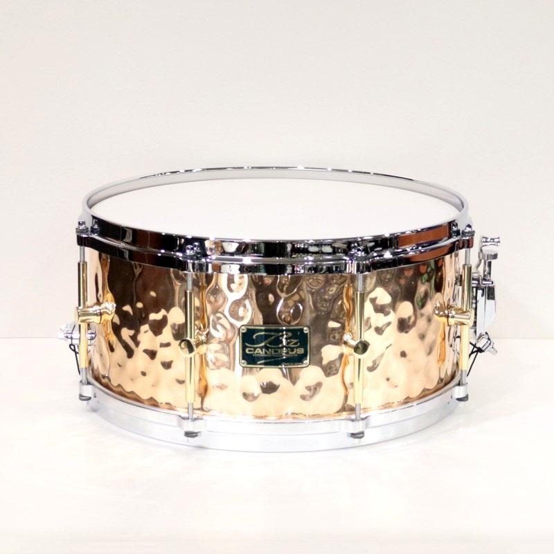 CANOPUS HBZ-1465 [Hammered Bronze Snare Drum 14''×6.5''] ｜イケベ