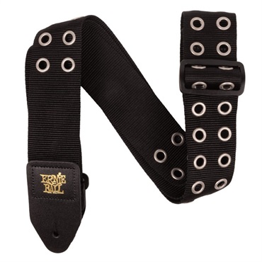 【夏のボーナスセール】 Premium Guitar Strap #5397 Hole Lotta Metal Silver