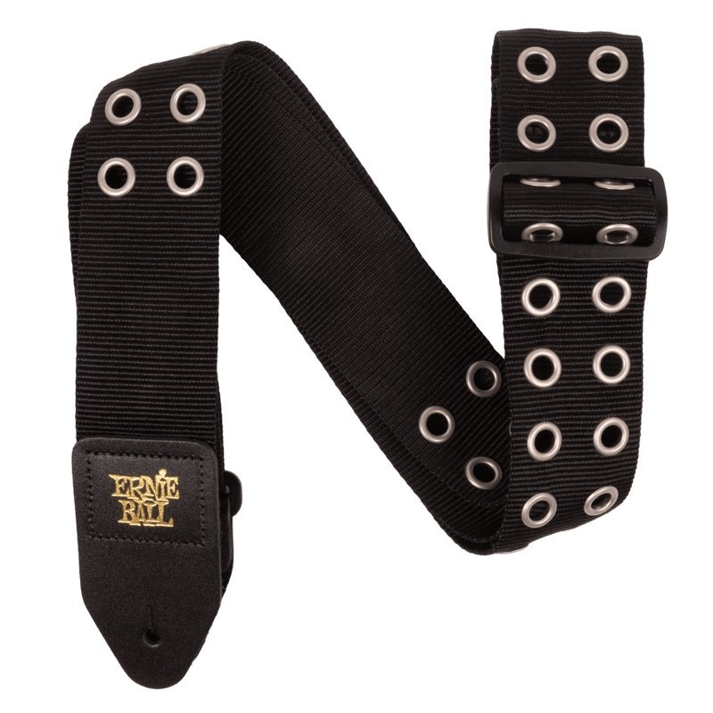 ERNIE BALL 【夏のボーナスセール】 Premium Guitar Strap #5397 Hole Lotta Metal Silver