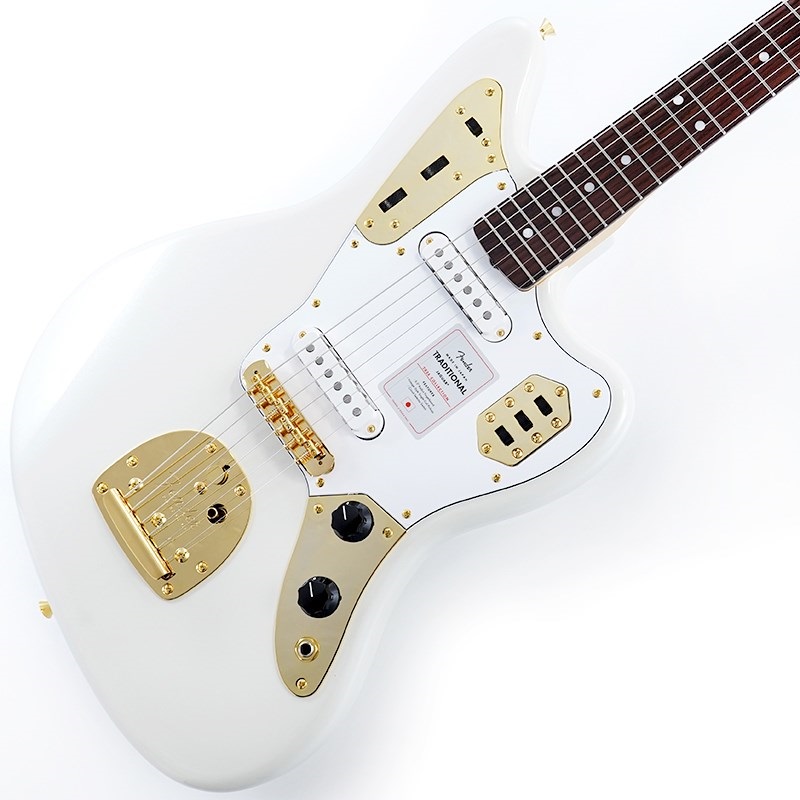 Traditional 2025 Collection 60s Jaguar (White Pearl/Rosewood)【Fender The Spring Summer 2025 Campaign】の商品画像