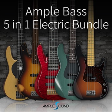 AMPLE SOUND AMPLE BASS 5 in 1 ELECTRIC BUNDLE(オンライン納品)(2時間以内に納品)