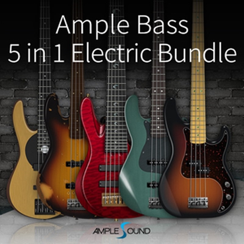 AMPLE SOUND AMPLE BASS 5 in 1 ELECTRIC BUNDLE(オンライン納品)(2時間以内に納品)