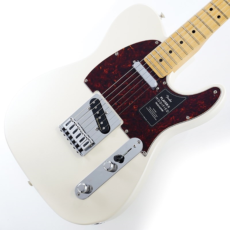 Fender MEX Player II Modified Telecaster (Olympic Pearl/Maple)【Fender The Spring Summer 2025 Campaign】