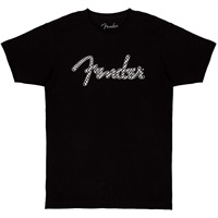 FENDER SPAGHETTI LOGO WAVY CHECKER TEE (Small)(#9192411306)