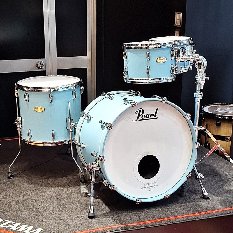 Pearl 【USED】Masterworks 4pc Drum Kit [BD22.TT10.TT12.FT16/Maple 4ply + Gumwood 2ply Shell][ハードケース付属]
