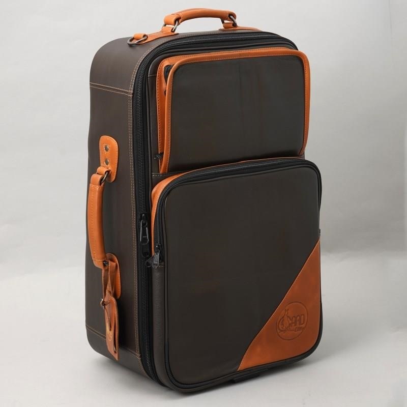 GARD BAGS ガードバッグス / エリートシリーズ 9-ECLCN-V トランペット&フリューゲルホルン用 ケース / ダークブラウンレ ザー・ブラウンベジタブルタンニング トリム