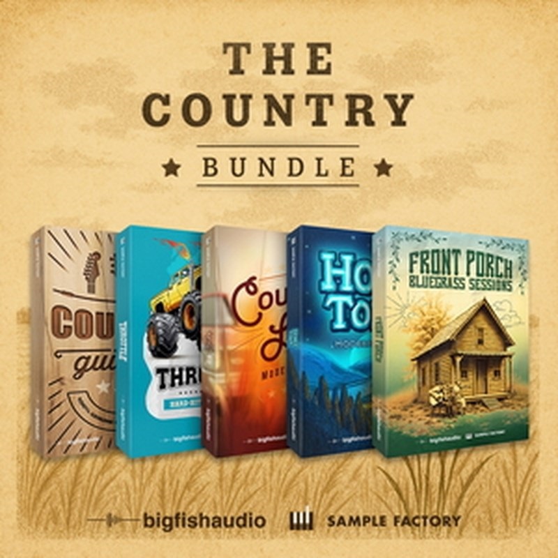 BIG FISH AUDIO THE COUNTRY BUNDLE(オンライン納品)(2時間以内に納品)