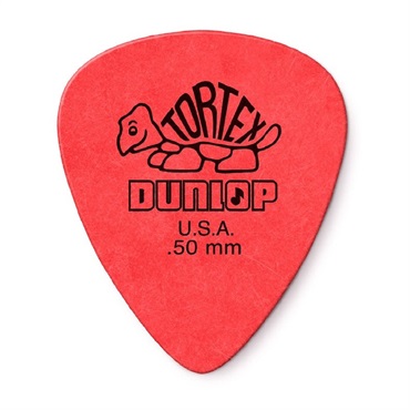Dunlop (Jim Dunlop) 【創業50周年大決算SALE】 12枚セット PP418P050 418R Tortex Standard Picks 0.50mm(Red)